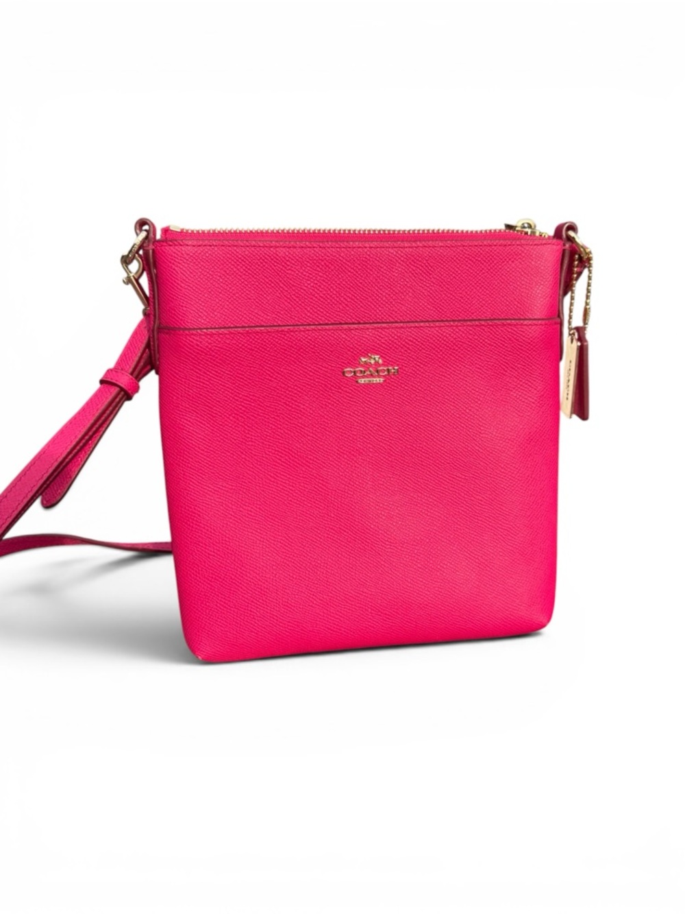 GUC Coach Hot Pink Kitt SwingPack Crossbody Bag